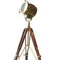 thumbnail image 2 of Vintage Old Century Morden Searchlight Nautical Lamp Timber Tripod Antique Spotlights, 2 of 2
