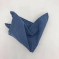 thumbnail image 2 of Traditional Irish Linen Blue Pocket Square For Men, Made By Belfast Bow Company, 2 of 3