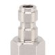 thumbnail image 4 of Adaptador de acoplamiento recto hembra de acero inoxidable 304, accesorio de hilo femenino Bspp de 1/8 pulgadas para accesorio inflable de cilindro de CO2, 4 of 8