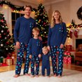 thumbnail image 2 of Family Christmas Pajama Set Long Sleeves Round Neck Casual Pajamas Sets 2 Piece Tops Pants Fall Pjs Christmas Outfit, 2 of 6