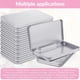 thumbnail image 5 of Caja de hojalata de metal rectangular con tapa, tapa con bisagras de metal, caja de hojalata vacía, caja de hojalata de almacenamiento plateada, 10 piezas, 5 of 6
