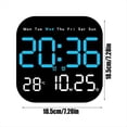 thumbnail image 4 of Reloj Digital con Fecha, Calendario Digital LED con Control Remoto, Reloj Calendario Digital Multifunción A Batería, 4 of 10