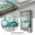 thumbnail image 2 of Bathroom Decor Canvas Wall Art Rustic Bathroom Sign Relax Print Paintings Vintage Bathtube Bathroom Art Wall Decor Dandelion Pictures Modern Home Artwork Decor For Bathroom Framed 12x16 Inch, 2 of 6
