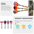 thumbnail image 4 of MasteelfCA 12pcs Magnetic Darts Safety Kids Darts Flag Pattern Darts for Target Game, 4 of 9