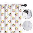 thumbnail image 4 of Blackout Kids Curtains,White Cow Crown Pattern Childrens Insulated Curtains Set Of 2,Bedroom Essentials,Toddler Room Decor 42x54in(106x137cm), 4 of 5
