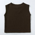 thumbnail image 5 of THDHVS Toddler Tank Tops Boys,Boys Tank Tops Athletic Sleeveless Crewneck T Shirts Kids Undershirts Brown, 5 of 7
