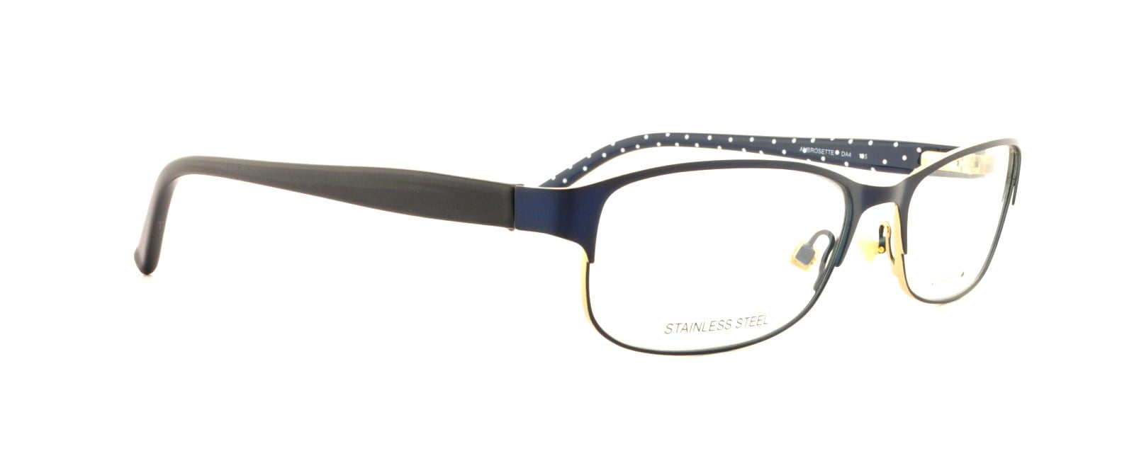 KATE SPADE Eyeglasses AMBROSETTE 0DA4 Satin Navy Dots 54MM 