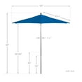 thumbnail image 5 of California Umbrella Venture 7.5' Silver Market Umbrella in Blue, 5 of 5