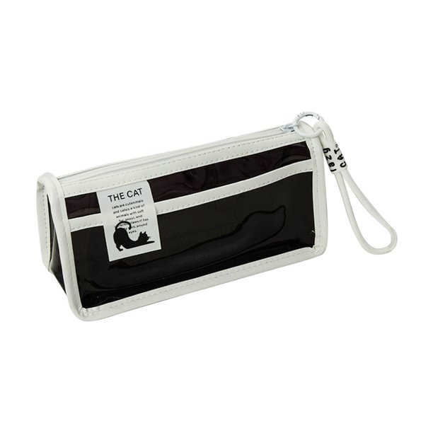 Transparent Large Pencil Case Large Capacity Student Stationery Storage Bag PVC Girl Cosmetic Bag