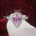thumbnail image 3 of K-KED Fashion Women Cubic Zircon Delicate Jewelry 925 Silver Filled Ring Wedding Ring Sz 6-10-6-Style 1, 3 of 6