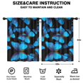 thumbnail image 2 of Blackout Kids Curtains,Black Blue Butterfly Pattern Childrens Insulated Curtains Set Of 2,Bedroom Essentials,Toddler Room Decor 42"x54", 2 of 5