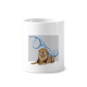 thumbnail image 1 of Cepillo de dientes titular de la pluma Mug de ceramica blanca taza 350ml, 1 of 2