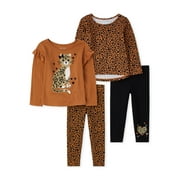 The Children's Place Toddler Girl 4-Pack Set, Sizes 12-5T