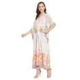 thumbnail image 5 of Oussum Women Plus Size Kaftan Maxi Dress Kimono Sleeve Caftan Party wear Casual Dresses Online, 5 of 8