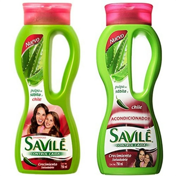 Savile Biotina Pulpa De Sabila Y Chile Shampoo Acondicionador Shampoo And Conditioner Walmart Com