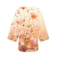 thumbnail image 5 of Clearance Clothes Pitauce Kimono Cardigans for Women Puff Sleeve Sheer Chiffon Casual Open Front Lightweight Cardigan Summer Sun Protection Beach Cover Ups, 5 of 5