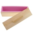 thumbnail image 4 of Rongfmy Rectangle Silicone Soap Candle Loaf Mold Toast Making Baking Mould C Pink, 4 of 6