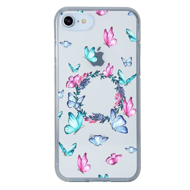 Funda Antigolpes Para iPhone 8 mariposas, Uso Rudo, InstaCase Protector para iPhone 8 antigolpes, Case anticaídas mariposas