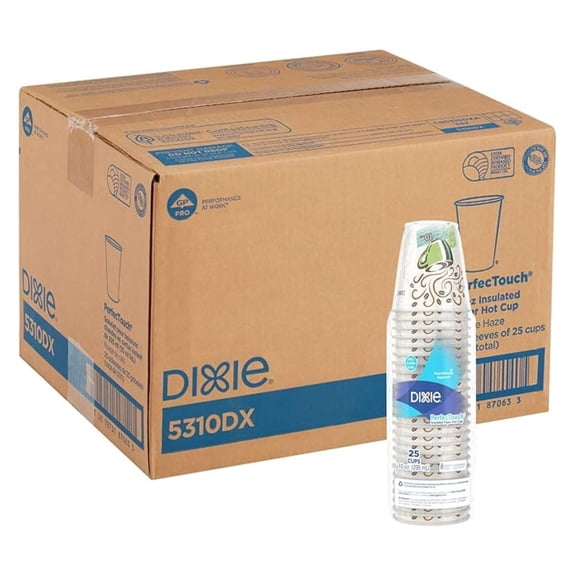 5310DX Hot Cups, Paper, 10oz, Coffee Dreams Design (Case of 500)