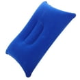 thumbnail image 4 of Miangastore Inflatable Travel Pillow Blue Flocking Plush Material 1Pcs 16.9X8.7X5.9in, 4 of 8