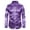Purple, variant on Shiny Metallic Sequin Shirt for Men Long Sleeve Button Down Collared Sparkly Dress Shirt 70s Disco Party Clubwear