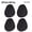 Black-2Pair, variant on Water Drops Soft Forefoot Pads Anti-slip Silicone Gel Inserts for High Heels Half Insoles Pain Relief Thickened PU Pad