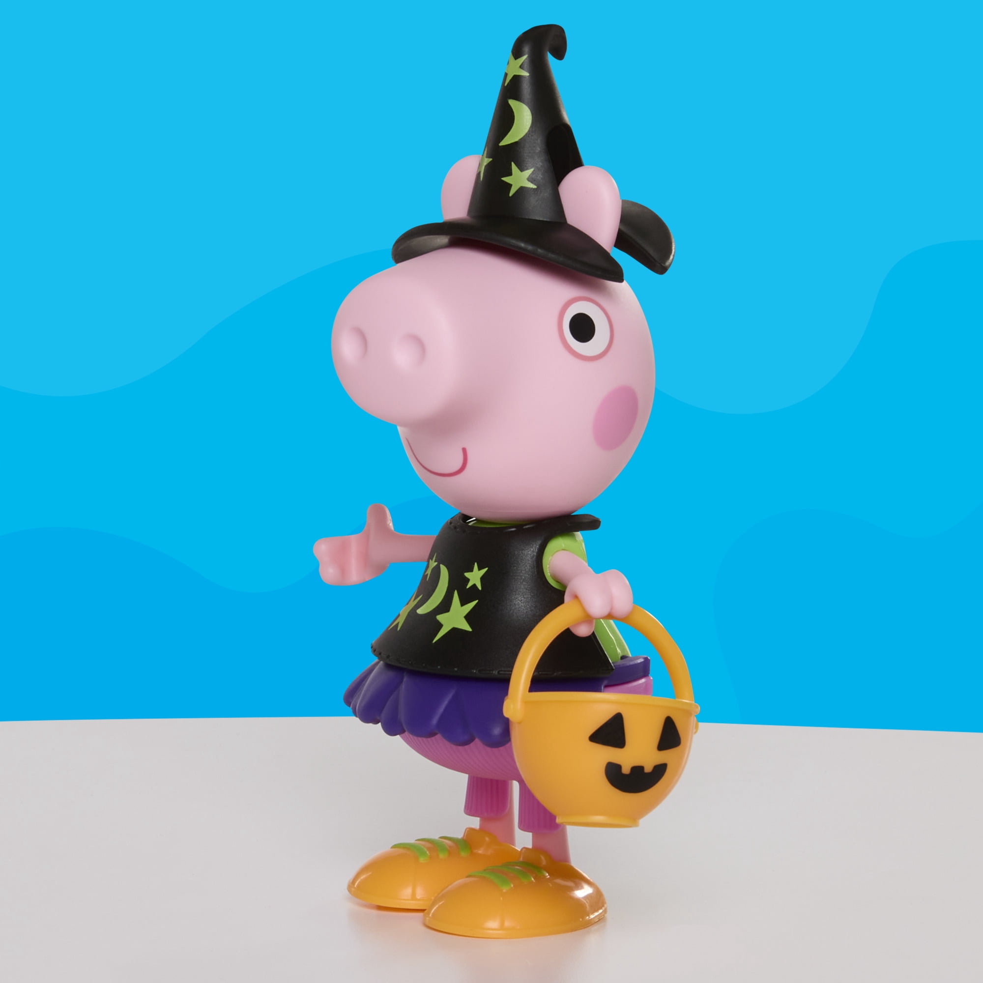 Peppa Pig Halloween Dress-Up 6-Inch Figure with 6 Fashion Accessories, Kids Ages 3+