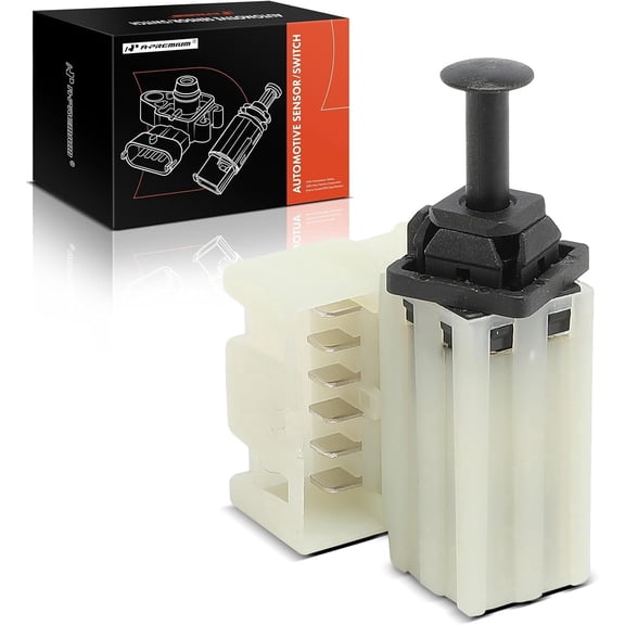 A-Premium Brake Light Switch Compatible with Ram 3500 4500 5500 & Jeep Grand Cherokee, Wrangler & Dodge Grand Caravan, Ram 1500 2500, Charger & Chrysler & Volkswagen & Plymouth & Eagle, w/ 6 blades
