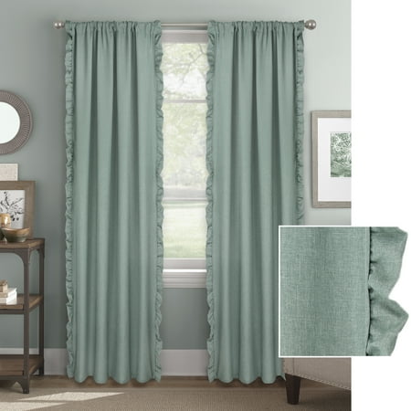 Better Homes Gardens Vertical Ruffle Window Curtain Panel