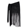 thumbnail image 4 of SRZYMJ Womens Lace Fringe Belly Dance Scarf Wrap Skirt Tribal Performance for Halloween Party One Size, 4 of 4