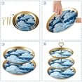 thumbnail image 4 of Cloud Plastic Discs and Iron Pillars Dessert Table Organizer | 32cm Height with Plates 21cm, 24cm, 27cm, 4 of 6