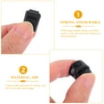 thumbnail image 5 of NICERIO Plastic Shoelace Clips Black Smooth No Edges for Shoelace Use 2Sets, 5 of 6