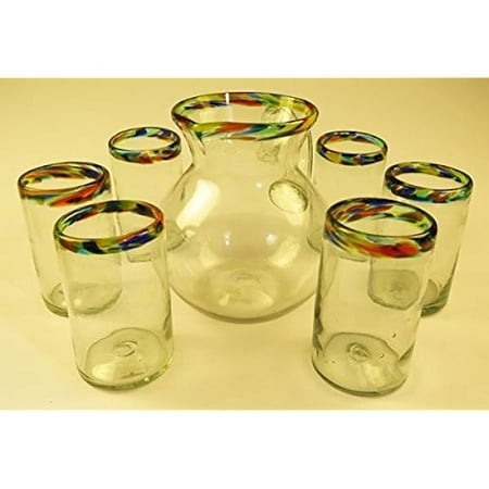 

and Pitcher Confetti Rim Tumblers 16 oz (6) Bola Pitcher 80 oz
