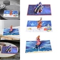 thumbnail image 4 of 3x Tarjetas de Navidad Tarjetas de Felicitación Navideñas 3D Up Festival de Navidad para Niños Divertidos, 4 of 5