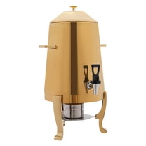 Beverage Dispenser for Coffee Tea Hot Water with Stand & Fuel Holder Gold