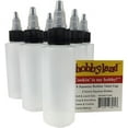 thumbnail image 2 of Hobbyland Squeeze Bottles, LDPE Plastic Bottles, Natural Cylinder Bottles, Black and Natural Twist Caps (1oz, 20/410 Neck, 6 Bottles), 2 of 5