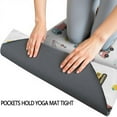 thumbnail image 3 of Cartoon Construction Vehicles Geometric Shapes Hot Yoga Mat Towel Non Slip for Hot Yoga - Quick-Drying Yoga Mat Cover with 4 Corner Pockets with Travel Bag - Hot Yoga Towel Non Slip 70"x26", 3 of 6