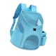 thumbnail image 4 of Mochila transportadora de mascotas, de malla transpirable, plegable, portátil, con bolsillo para refrigerios, para viajes, senderismo y acampada., 4 of 11
