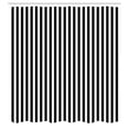 thumbnail image 2 of Ambesonne Black and White Stripe Shower Curtain, Classic Line, 69"Wx84"L, Black White, 2 of 4
