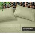 thumbnail image 5 of Royale Linens Cooling Pillow Cases King Size Set of 2-100% Rayon Derived from Bamboo Cooling Pillowcase for Hot Sleepers - Soft & Silky Pillow Covers with Envelope Closure (Sage Green 20x40 Inches), 5 of 9
