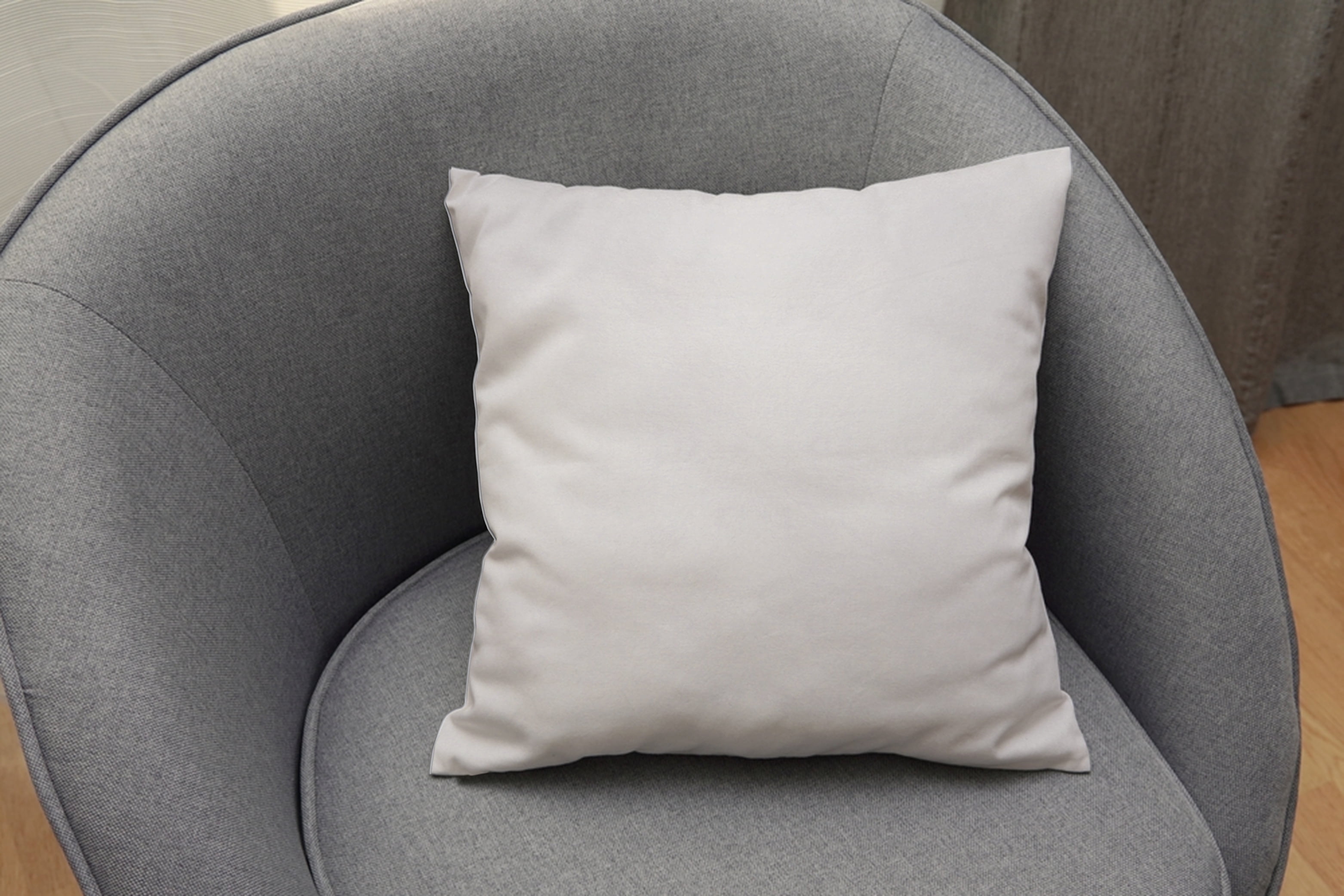 A1HC Hypoallergenic Down Alternative Pillow Inserts, 22x22 in, Square, Pack of 2, White