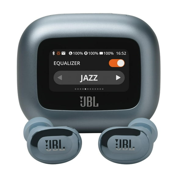 JBL Live Buds 3 - Audífonos inalámbricos tipo Bud con cancelación de ruido, reproducción total de 40 horas, carga inalámbrica, 6 micrófonos para llamadas perfectas, conexión multipunto, IP55 resistent