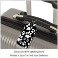 thumbnail image 3 of Square 2Pack PU Leather Paw Cruise Luggage Tag with Privacy Cover and Name ID Tag for Travel Handbags Backpacks Luggage Tags, 3 of 6