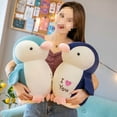 thumbnail image 4 of Cute Heart Penguin Plush Toy, Soft Penguin Stuffed Animal, Adorable Heart-Holding Plush Doll, Fluffy Penguin Plush Figure, Cozy Snuggle Plush Ornament, Sweet Gift for Home Décor, 4 of 9