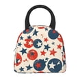 thumbnail image 4 of Men'S And Women'S Universal Portable Lunch Bag Large Hand Insulated Lunch Bag 10.4×8.6in For Picnicdaily Go Out To Play And Work Independence Day Theme Star (2), 4 of 8