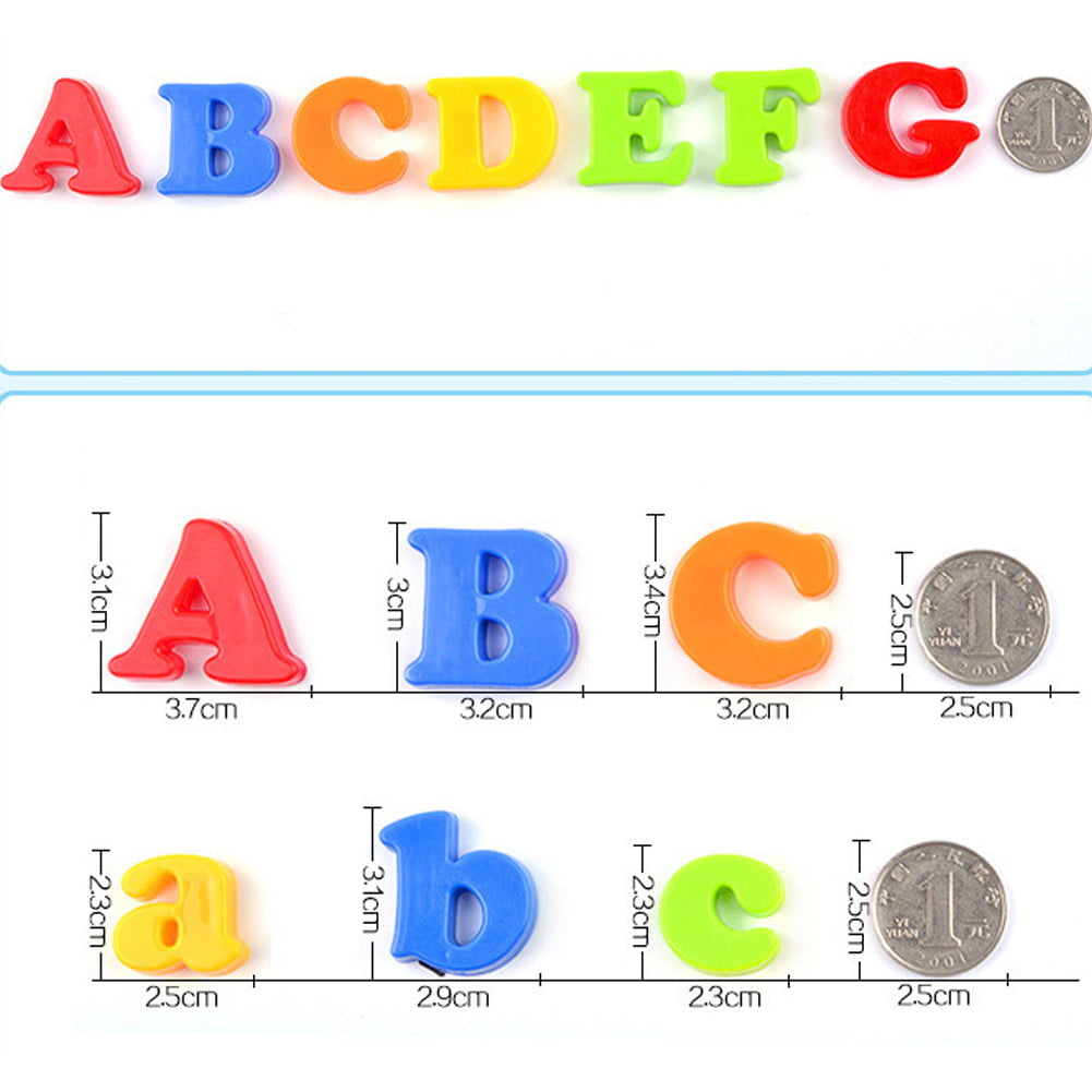 Magnetic Numbers and Letters Learning Toy Refrigerator Magnets Maths Alphabet 