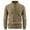 Brown, variant on Casual Tops for Men,Stand Collar Tops for Men,Men Casual Blouse Solid Color Stand Collar German Fleece Full Zip Long Sleeve Thermal Shirt Tops