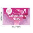 Valentine's Day 2024 New Valentine's Day Background Cloth Photo