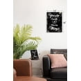 thumbnail image 3 of HFDF You are Capable of Amazg Thgs Quote | | Canvas Prt Home Decor Wall Art, Gallery Wrap ner , Black, 8x10inch Framed, 3 of 6