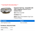 thumbnail image 2 of Expansion Tank Cap - Compatible with 2000 Freightliner FLD120 12.0L 6-Cylinder Diesel, 2 of 2